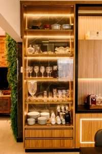 glass kitchen cabinet